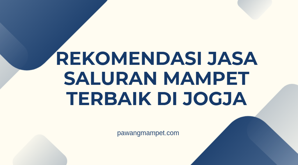 Saluran mampet jogja